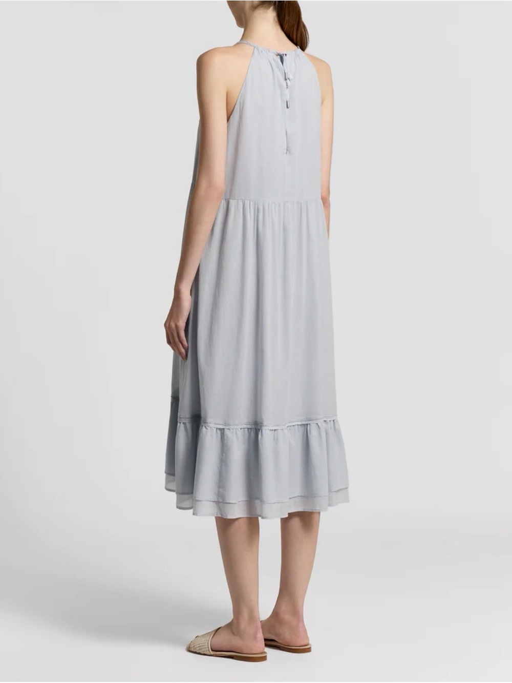 Peserico Pure cotton voile midi dress in size 2 - Picture 3 of 4